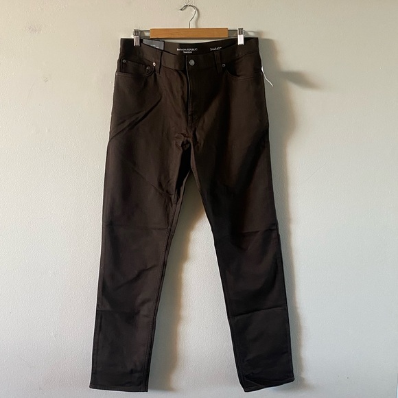 Banana Republic Dark Brown Men's Pants - Picture 1 of 7